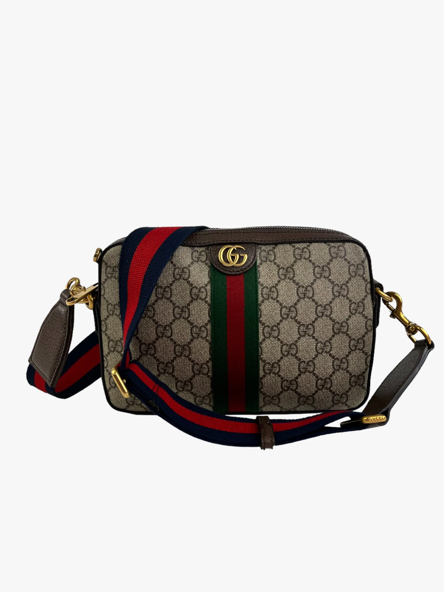 Gucci Monogram Canvas & Leather Ophidia GG Crossbody