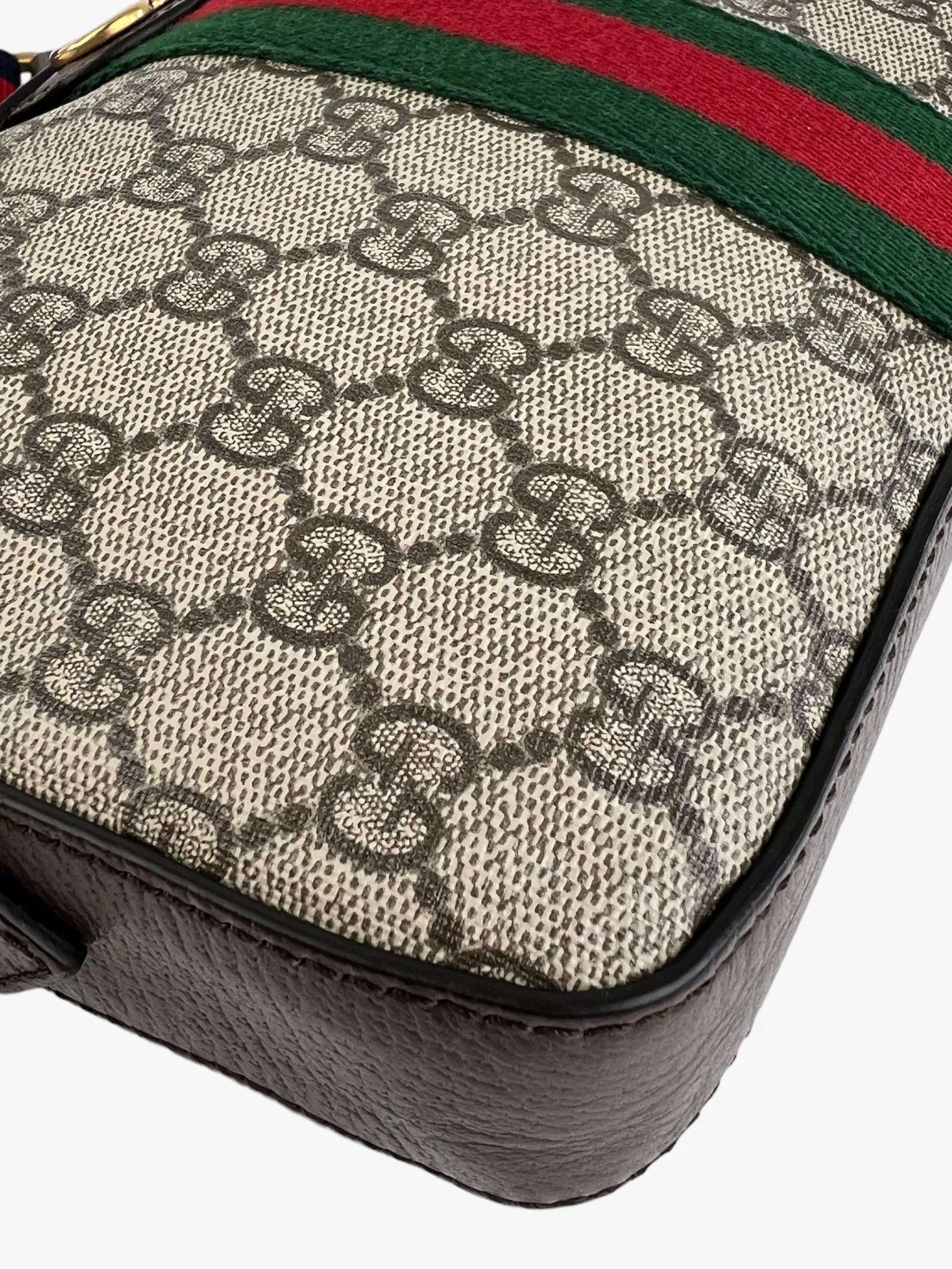 Gucci Monogram Canvas & Leather Ophidia GG Crossbody