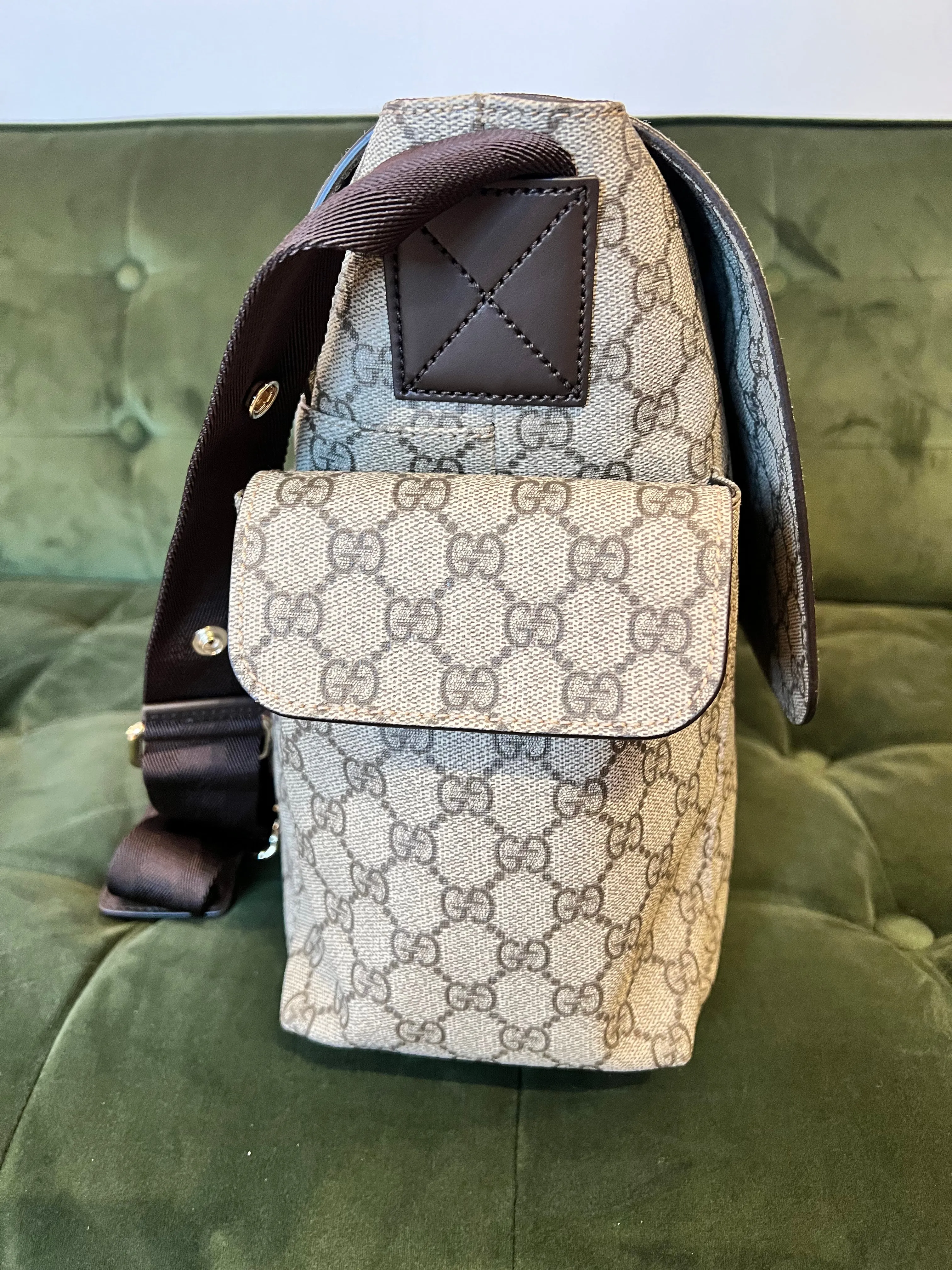 Gucci Monogram Canvas Baby Changing Bag
