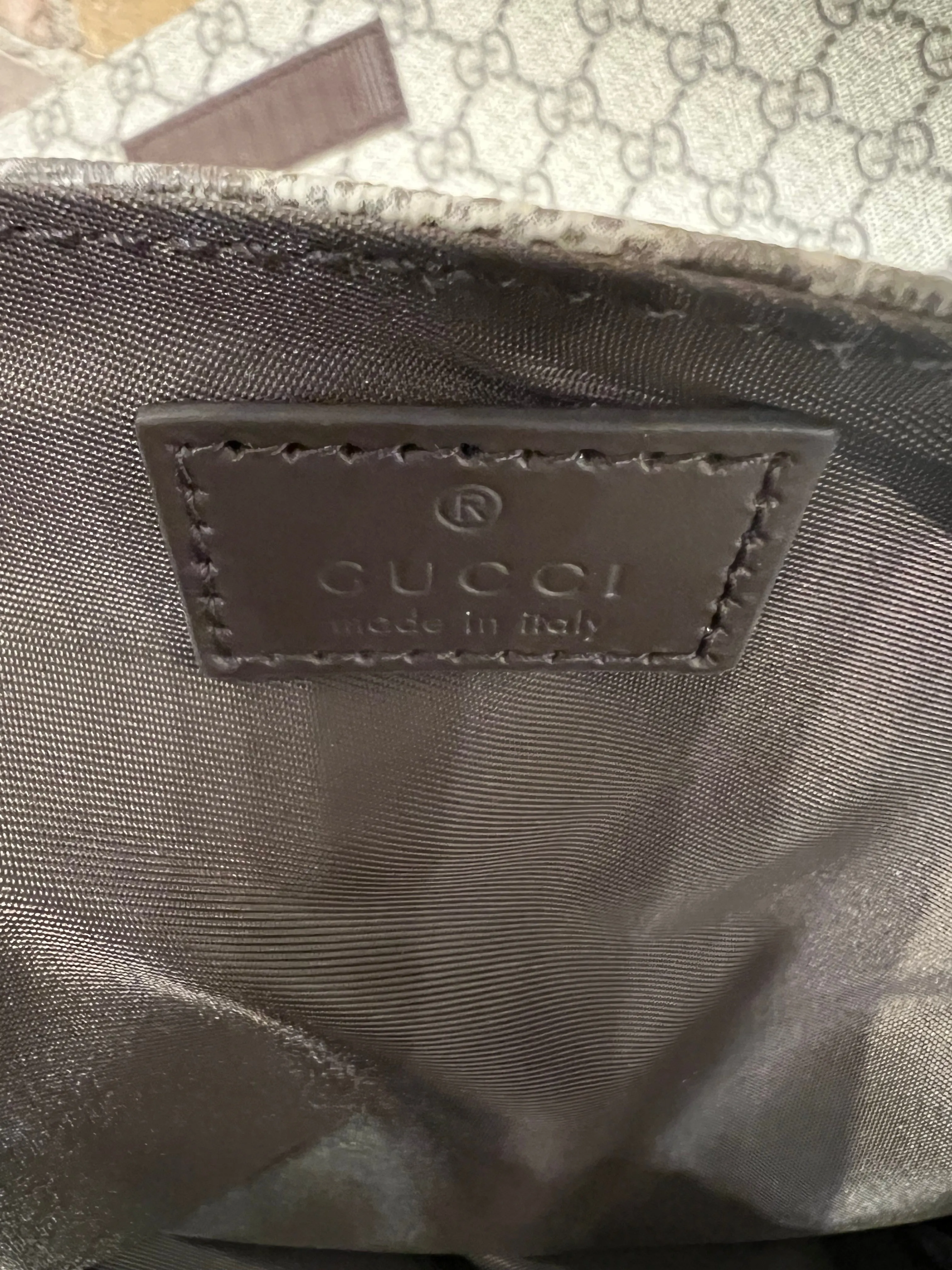 Gucci Monogram Canvas Baby Changing Bag