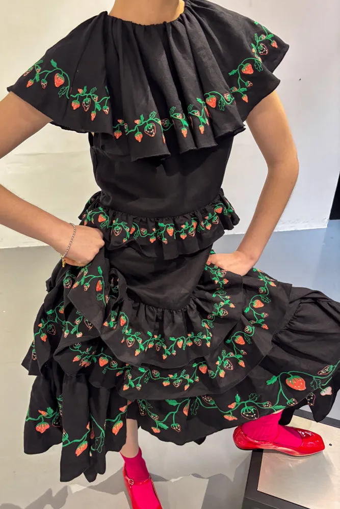 Helmstedt Algue Black Dress