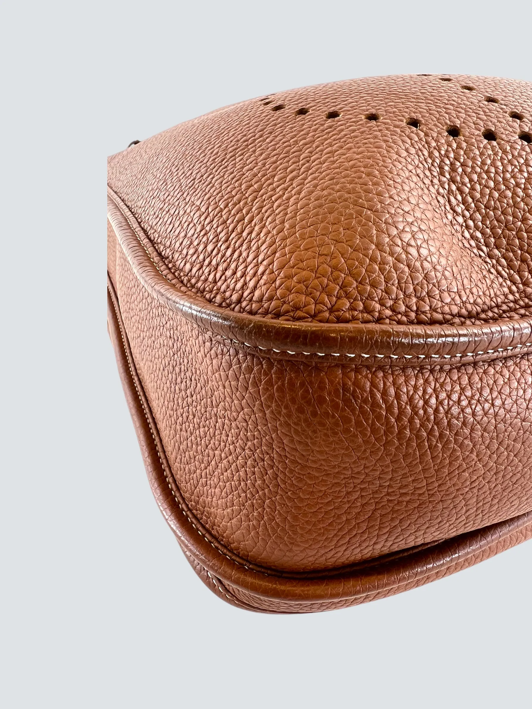 Hermes Tan Leather Evelyne 29