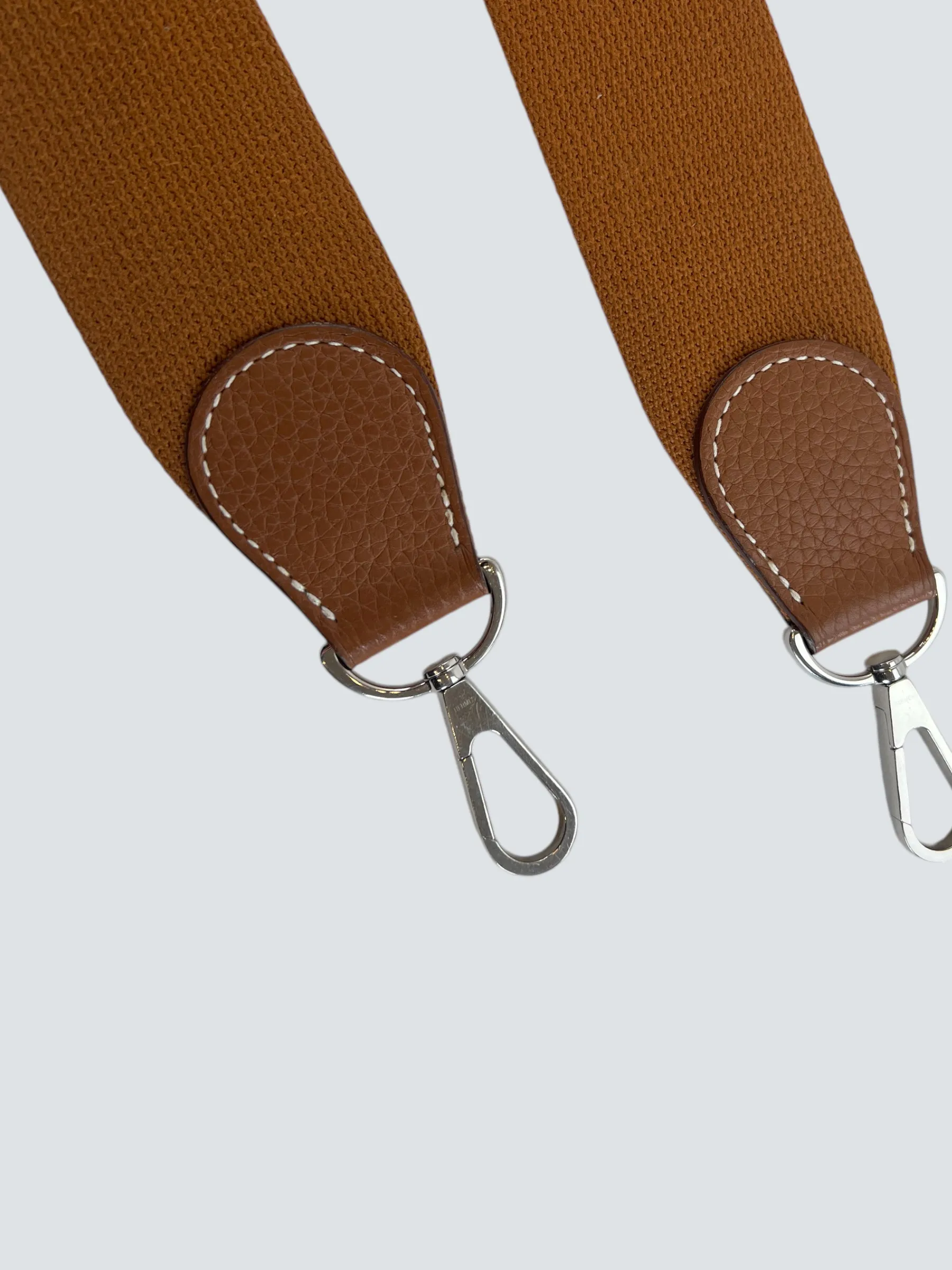 Hermes Tan Leather Evelyne 29