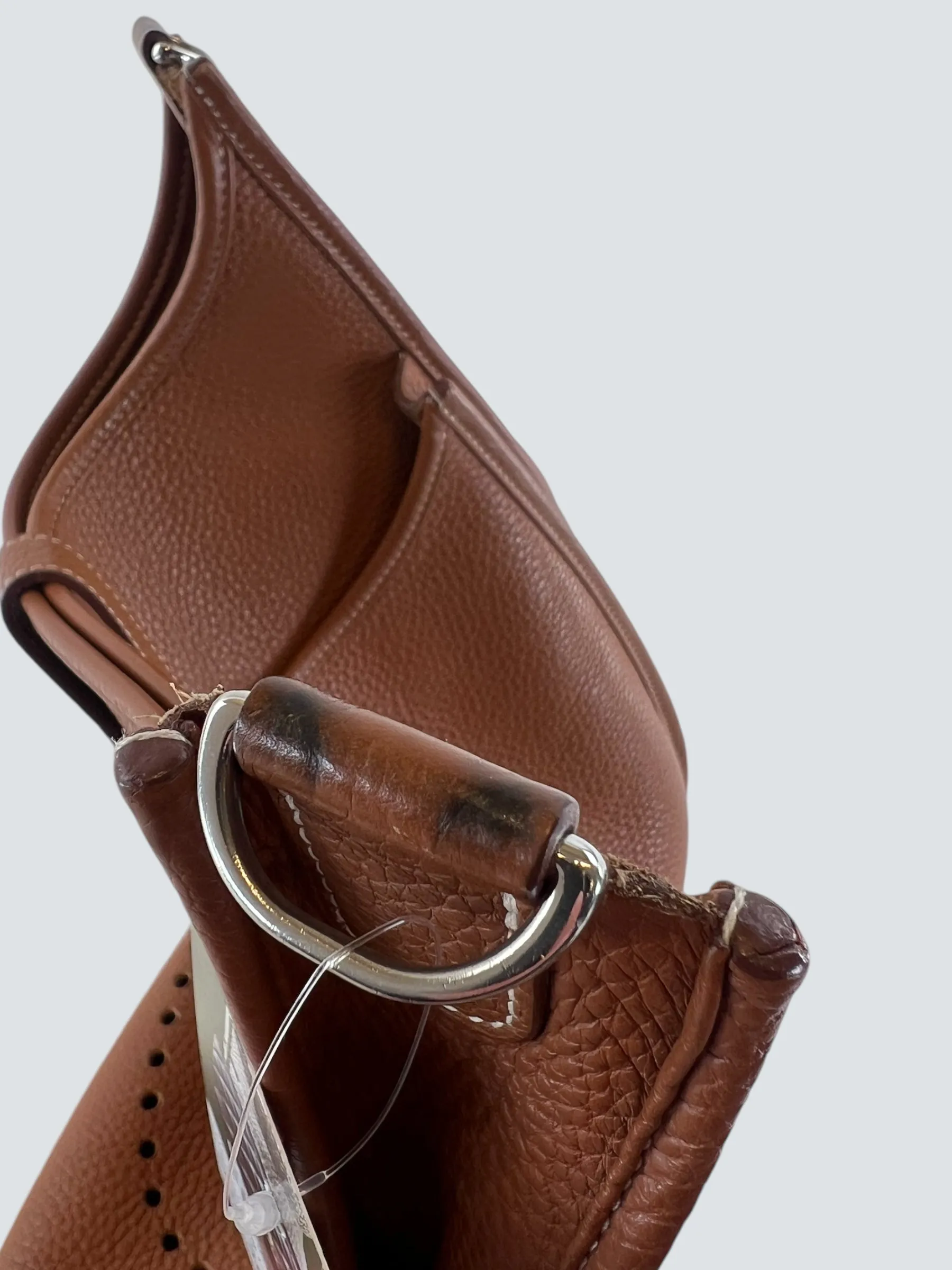 Hermes Tan Leather Evelyne 29