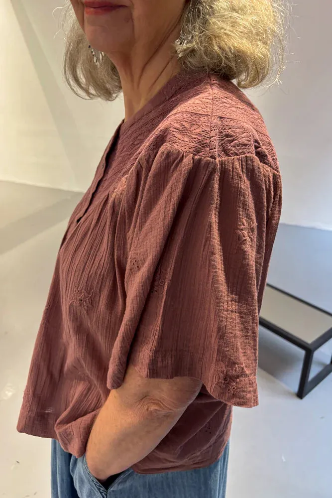 Indi & Cold Brown Blouse