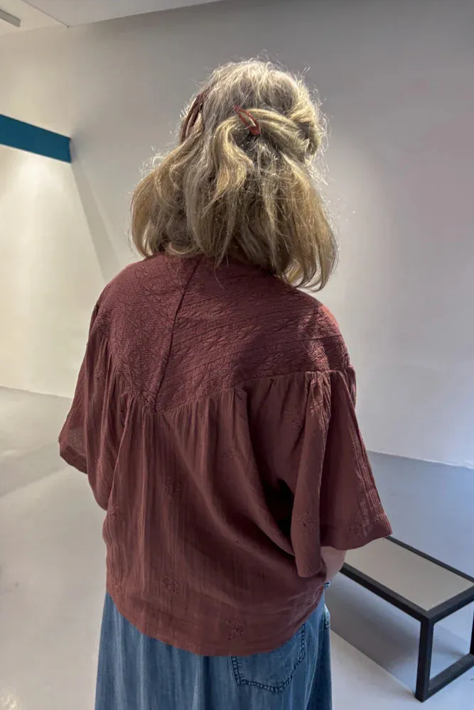 Indi & Cold Brown Blouse