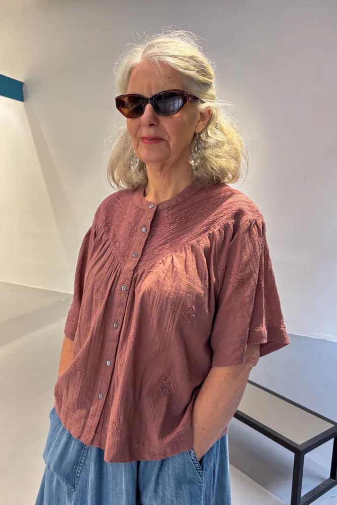 Indi & Cold Brown Blouse