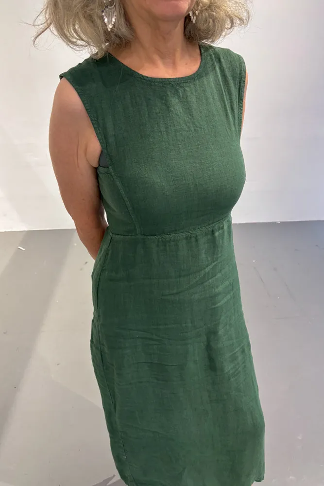 Indi & Cold Esmeralda Linen Dress