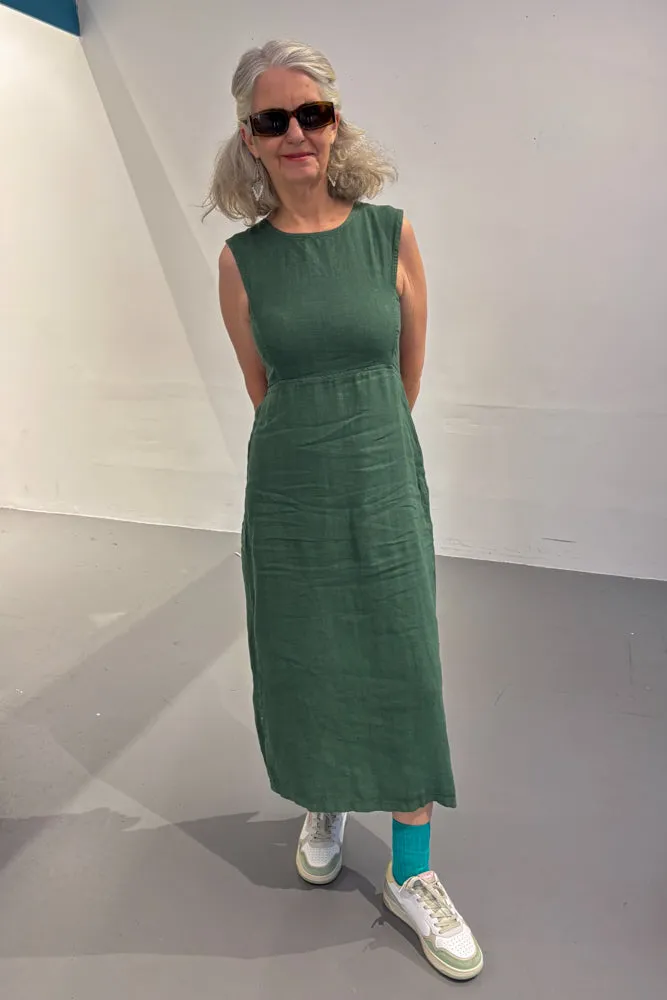 Indi & Cold Esmeralda Linen Dress