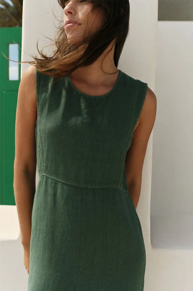 Indi & Cold Esmeralda Linen Dress