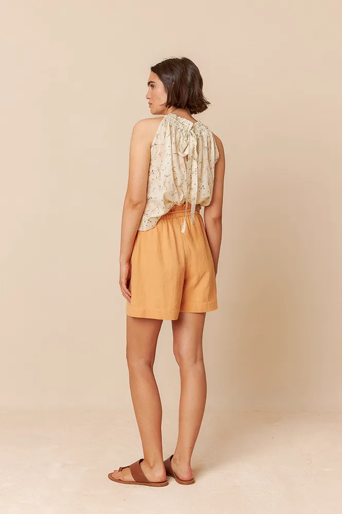 Indi & Cold Panama Peach Shorts