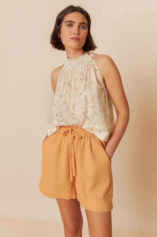 Indi & Cold Panama Peach Shorts