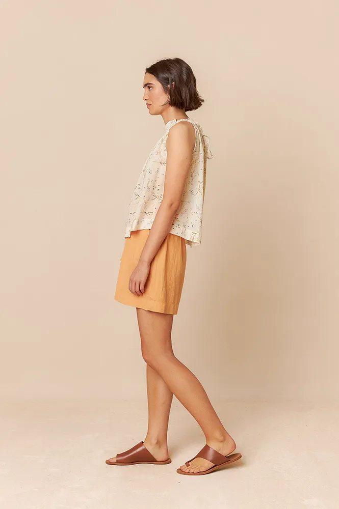 Indi & Cold Panama Peach Shorts