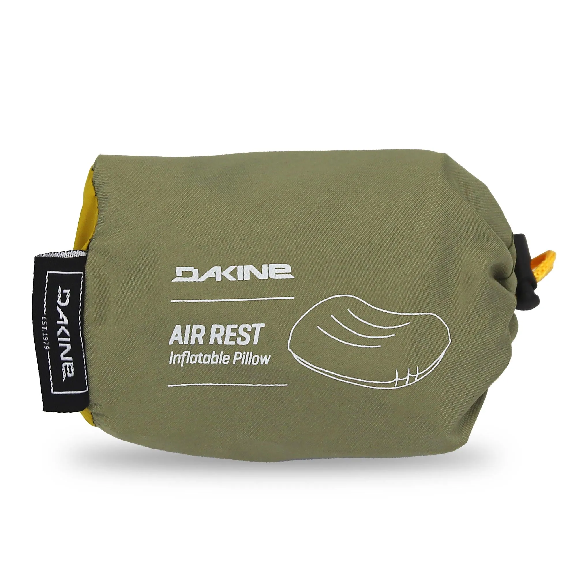 Inflatable Travel Pillow - Utility Green