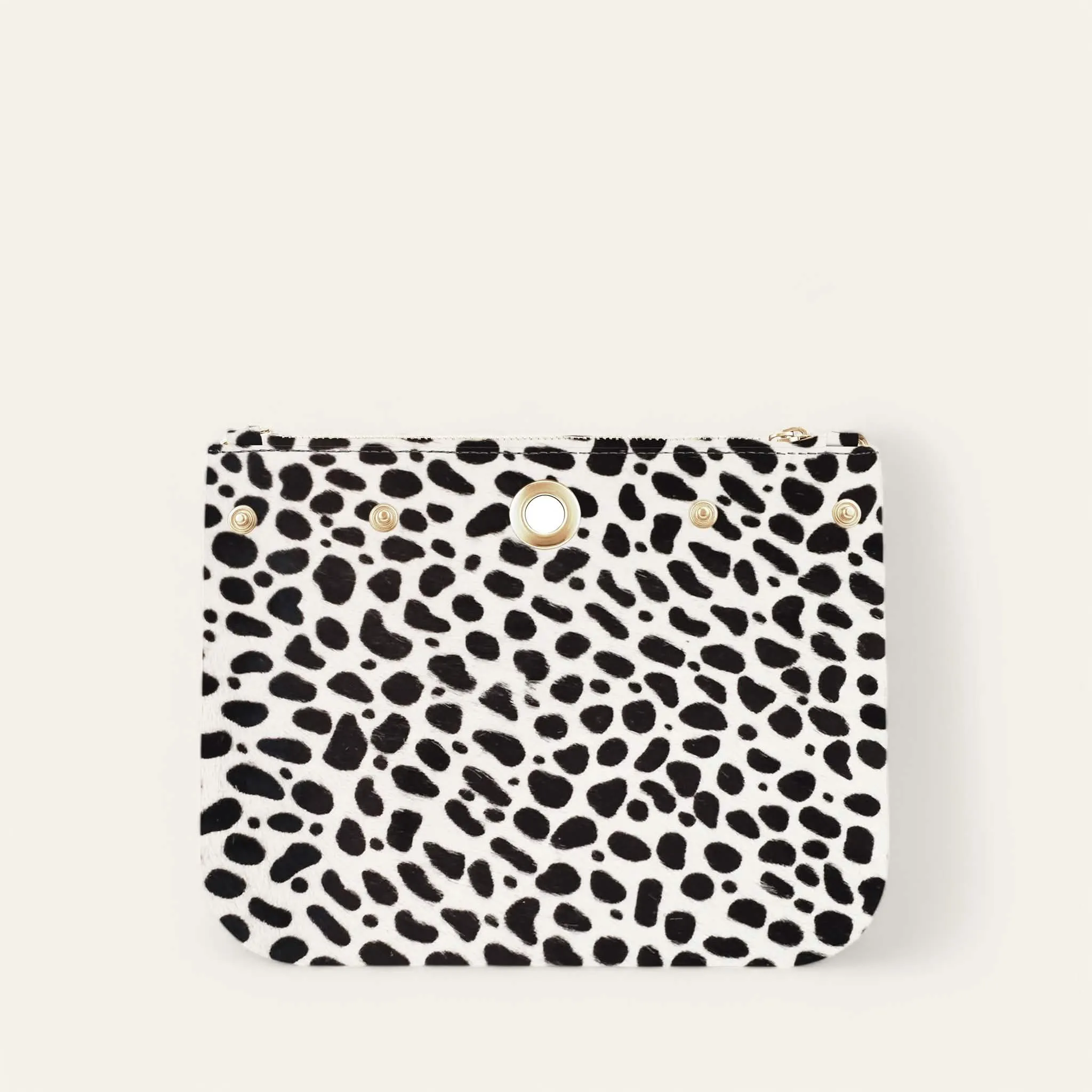 Ivy | Dalmatian Spot with Gold hardware