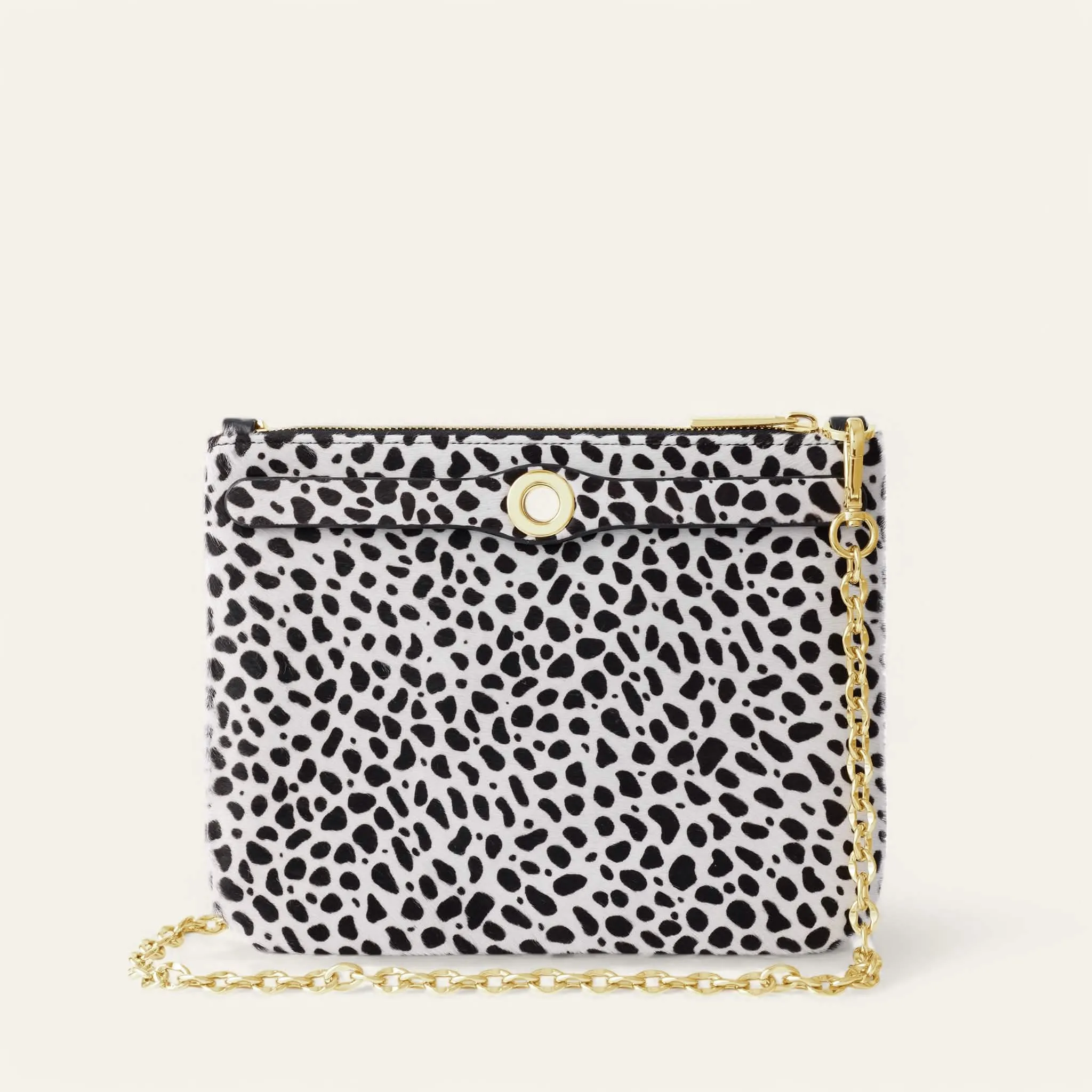 Ivy | Dalmatian Spot with Gold hardware