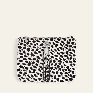 Ivy | Dalmatian Spot with Silver hardware