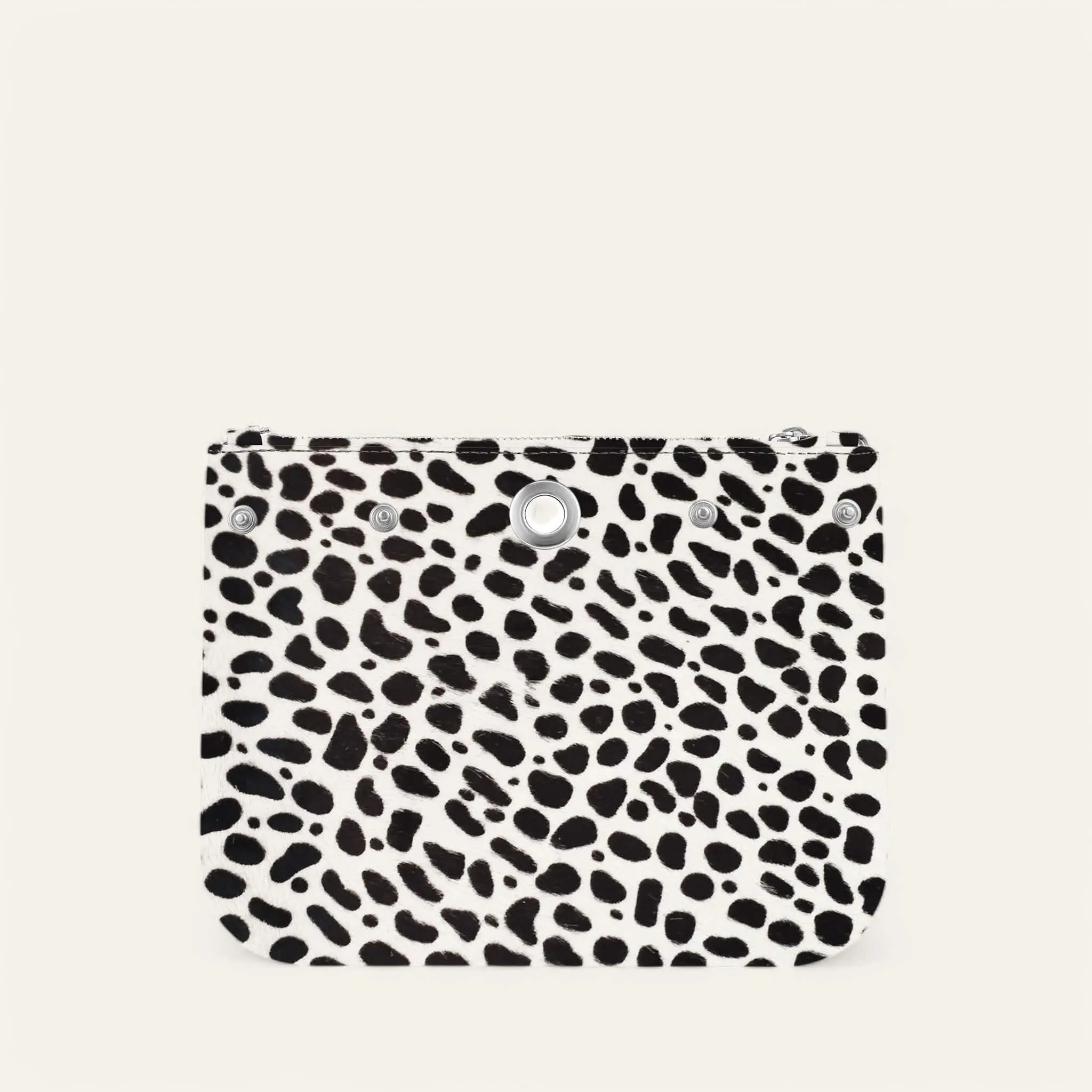 Ivy | Dalmatian Spot with Silver hardware