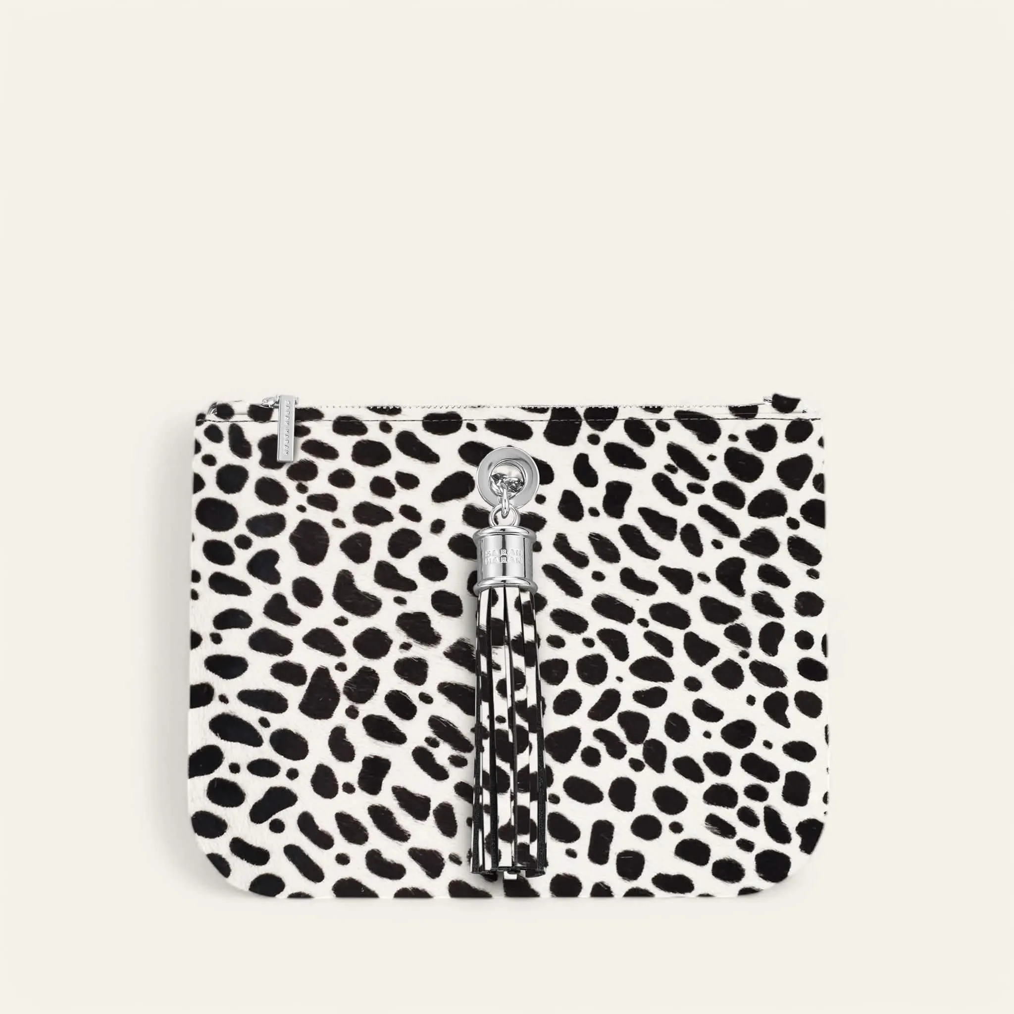 Ivy | Dalmatian Spot with Silver hardware
