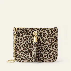 Ivy | Leopard with Gold hardware
