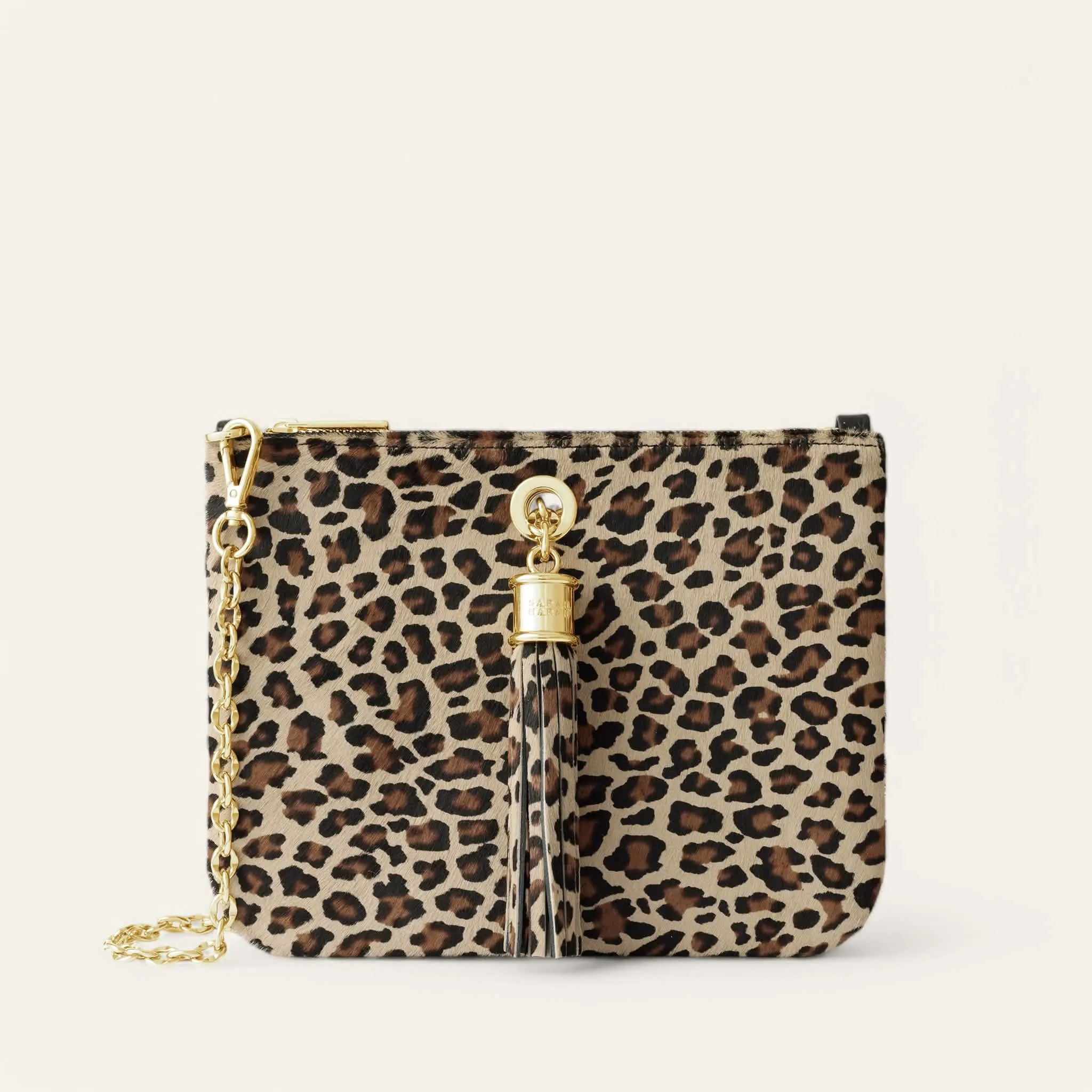 Ivy | Leopard with Gold hardware