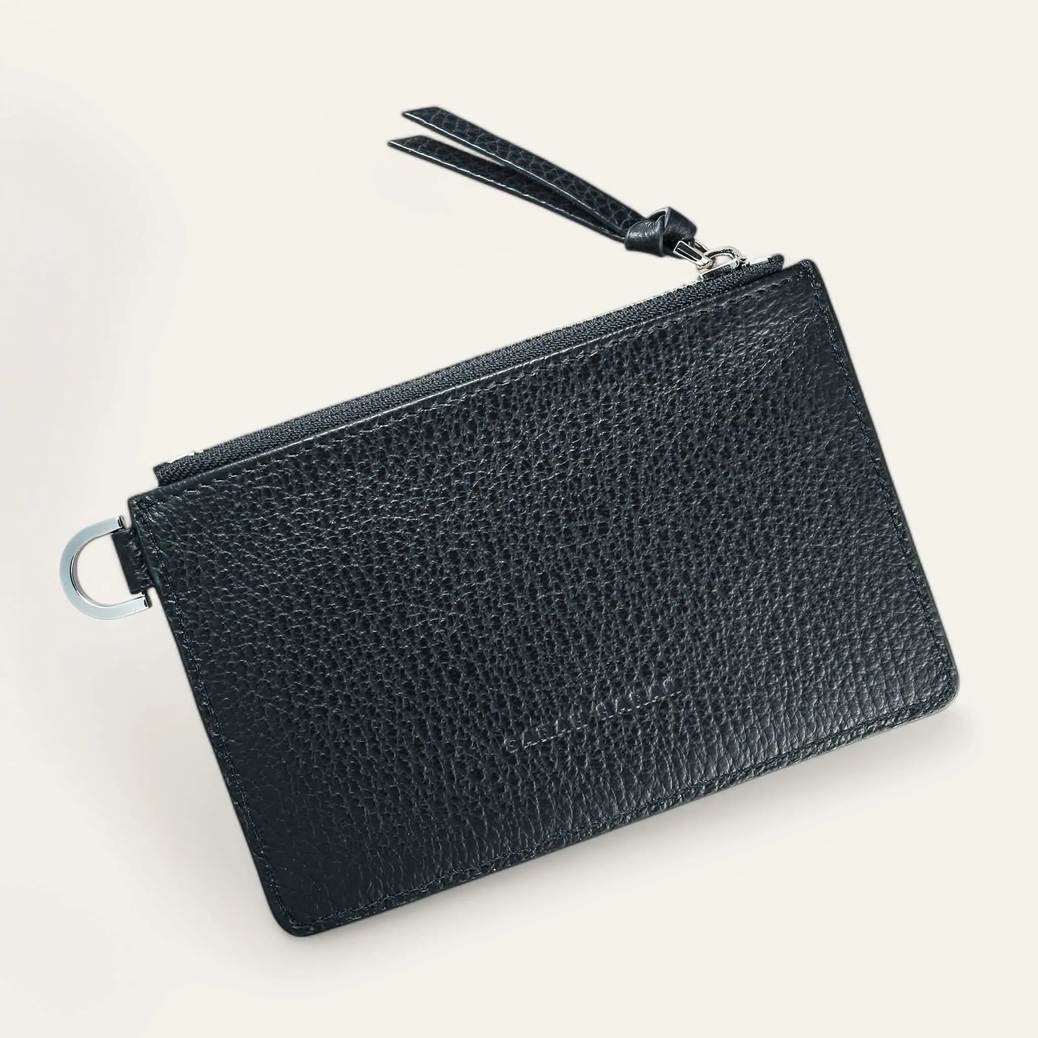 Jade Purse | Black with Silver hardware