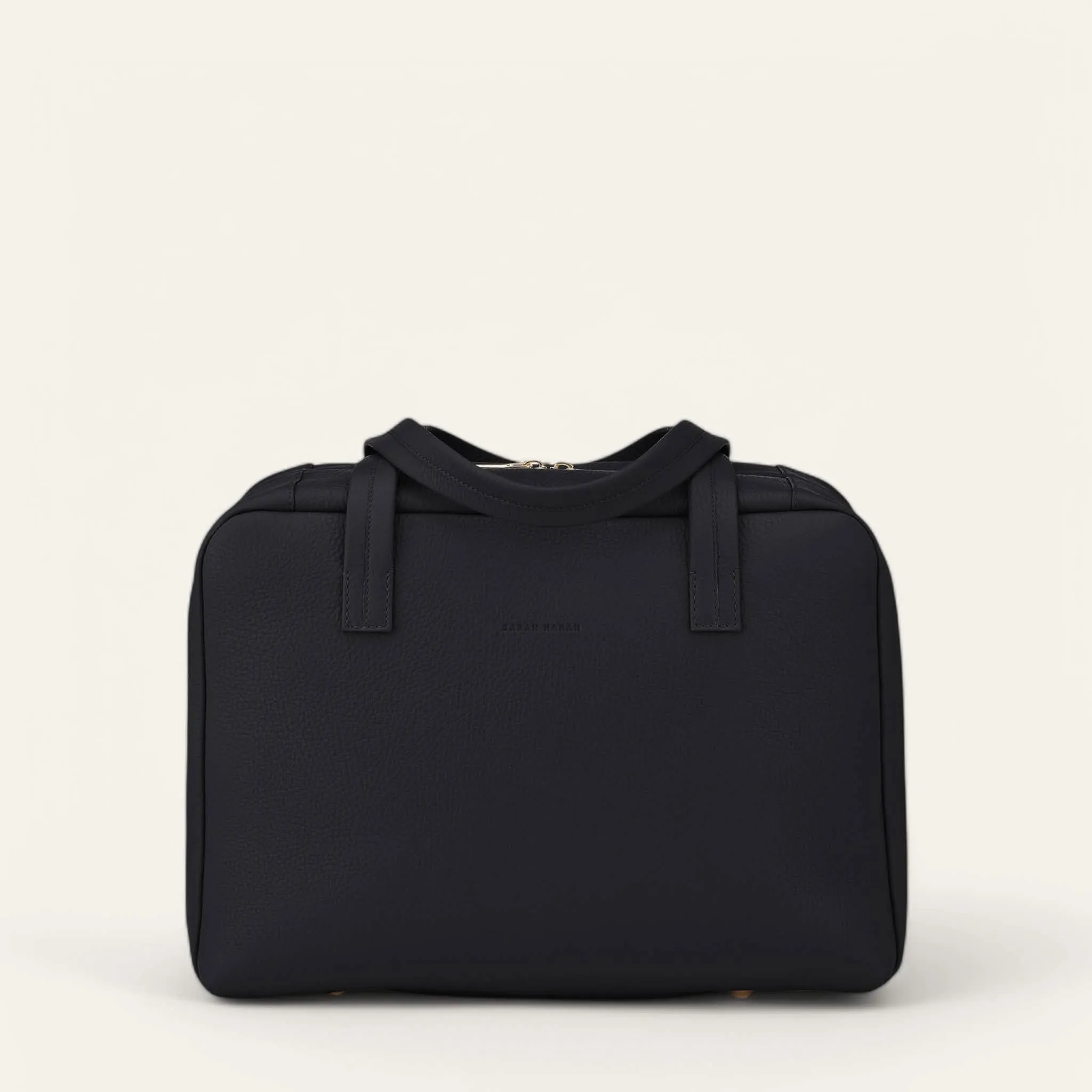 Jessica Shoulder Bag | Black with Gold hardware