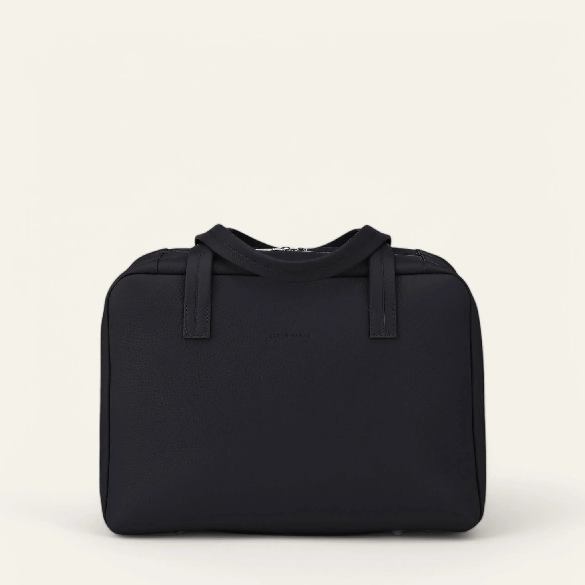 Jessica Shoulder Bag | Black with Silver hardware