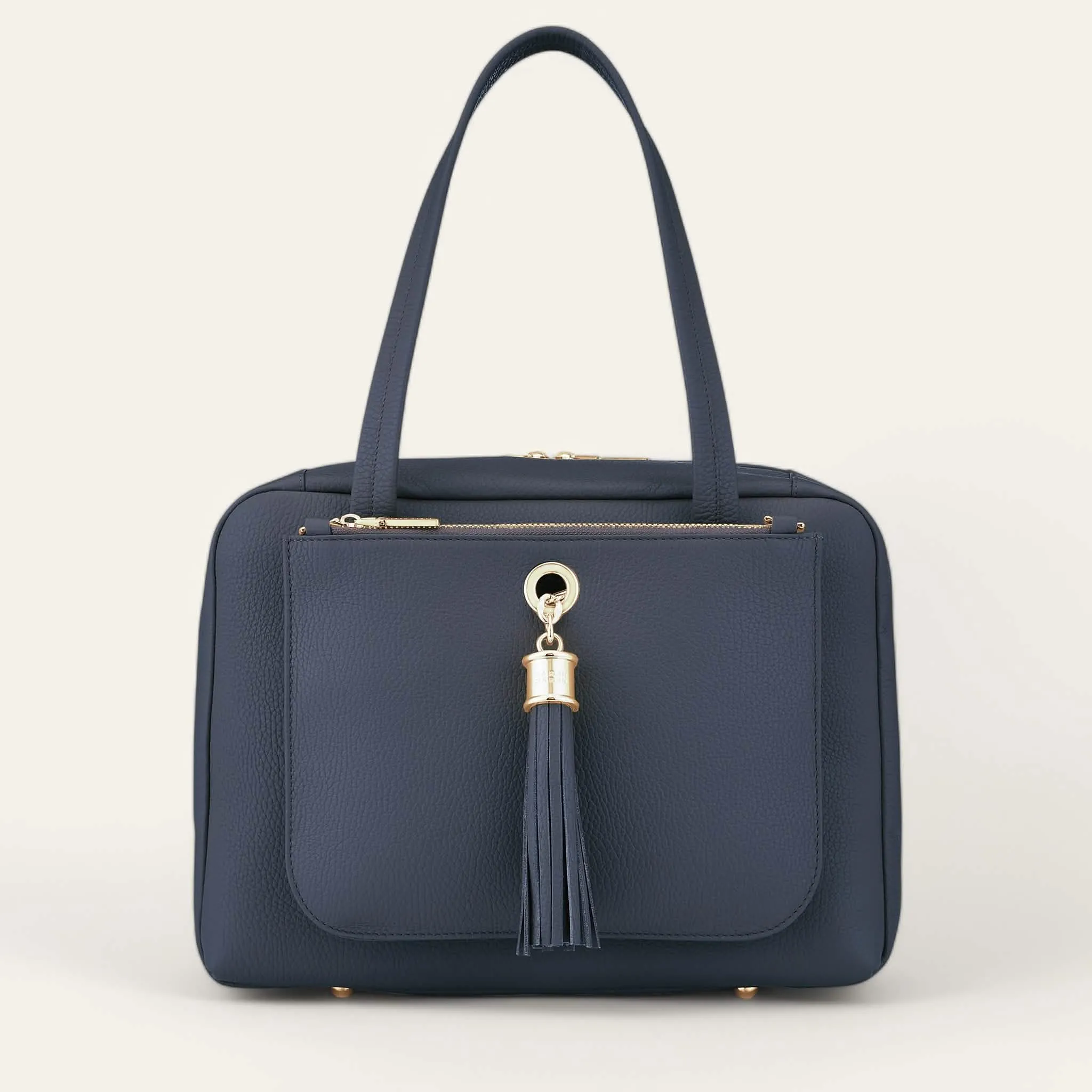 Jessica Shoulder Bag | Space with Gold hardware