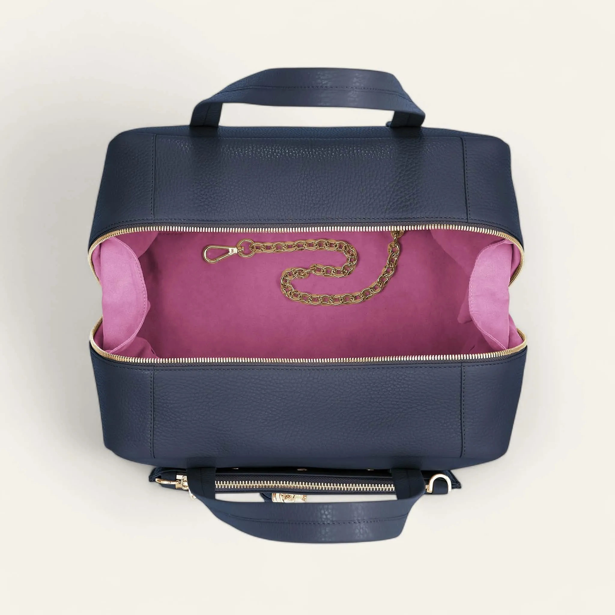 Jessica Shoulder Bag | Space with Gold hardware