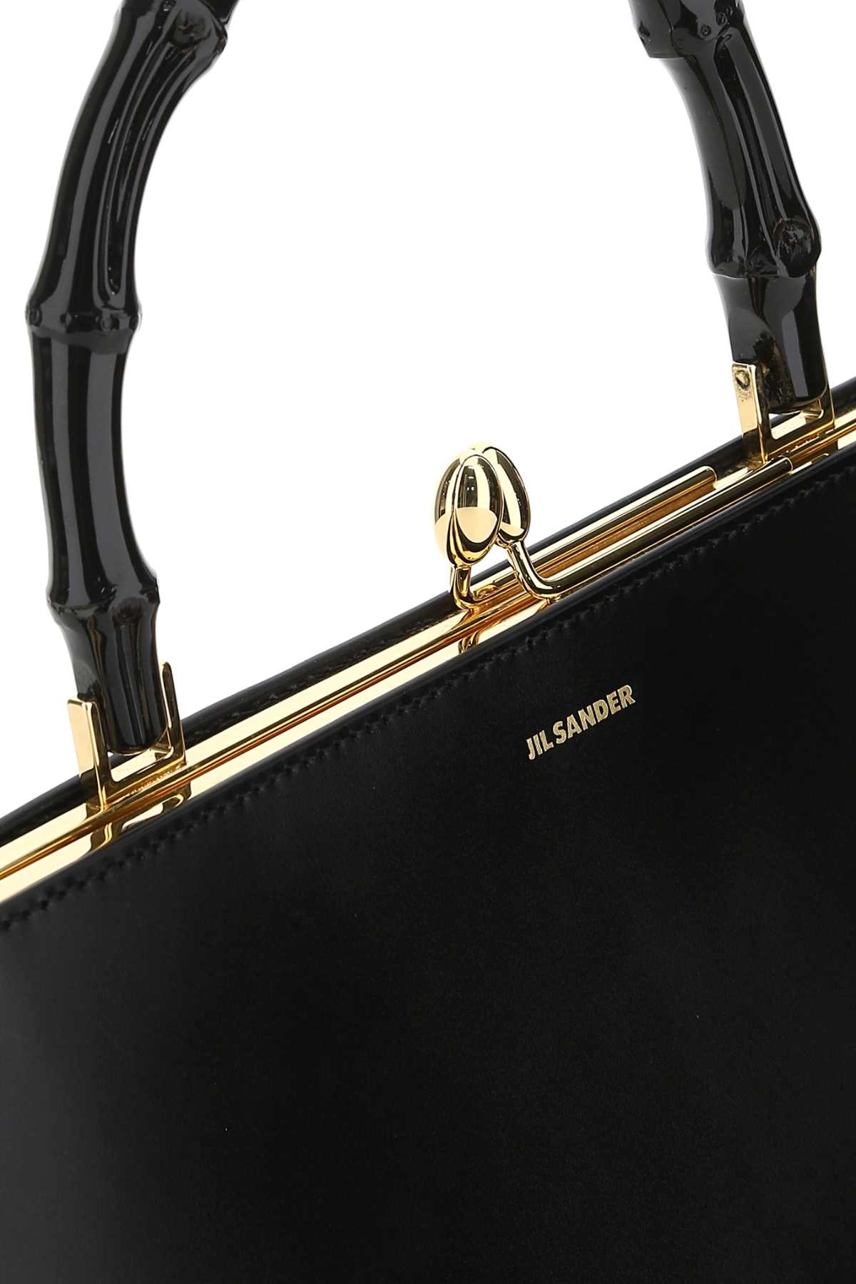 Jil Sander Goji Medium Bamboo Top Handle Bag