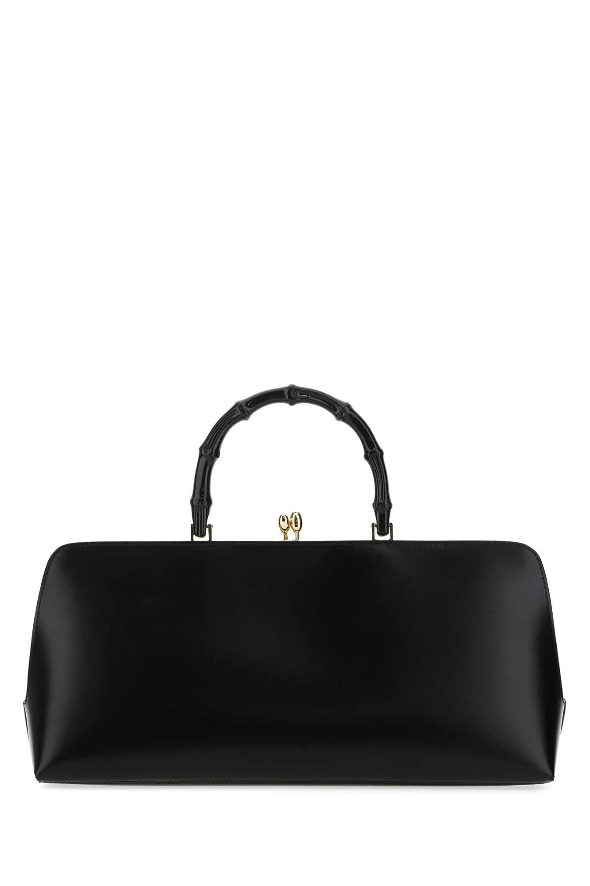 Jil Sander Goji Medium Bamboo Top Handle Bag