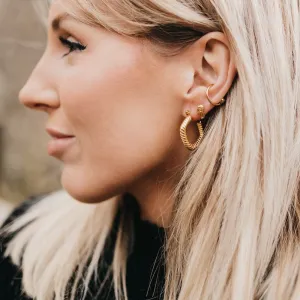Kinsley Hoop Earrings *WATERPROOF*