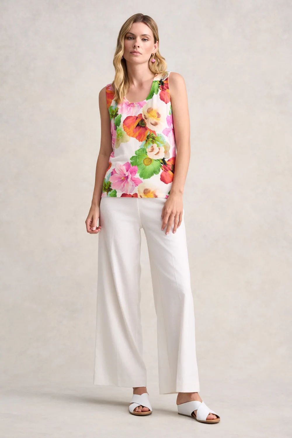 Knit Layering Tank - Multi Floral