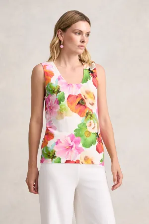Knit Layering Tank - Multi Floral