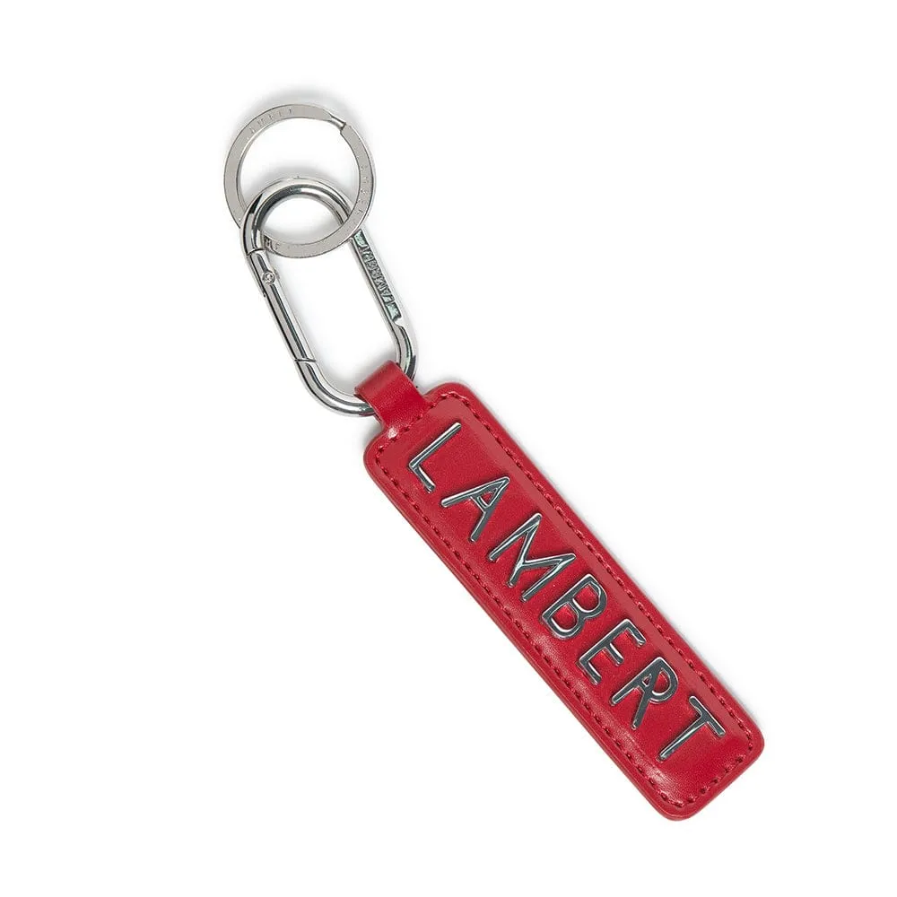 Le Gem - Porte-clés en cuir vegan ruby