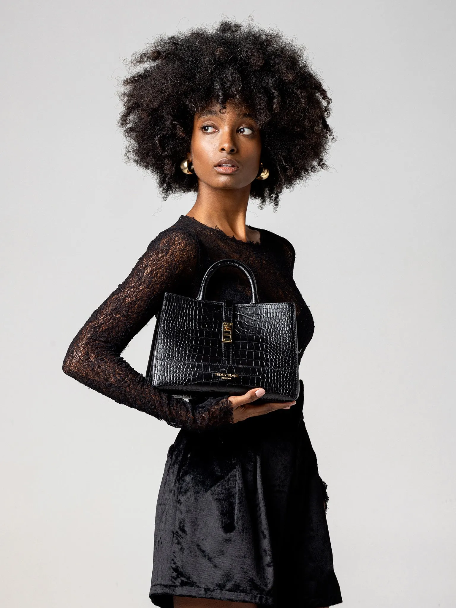 Lola Croco 10 - Black