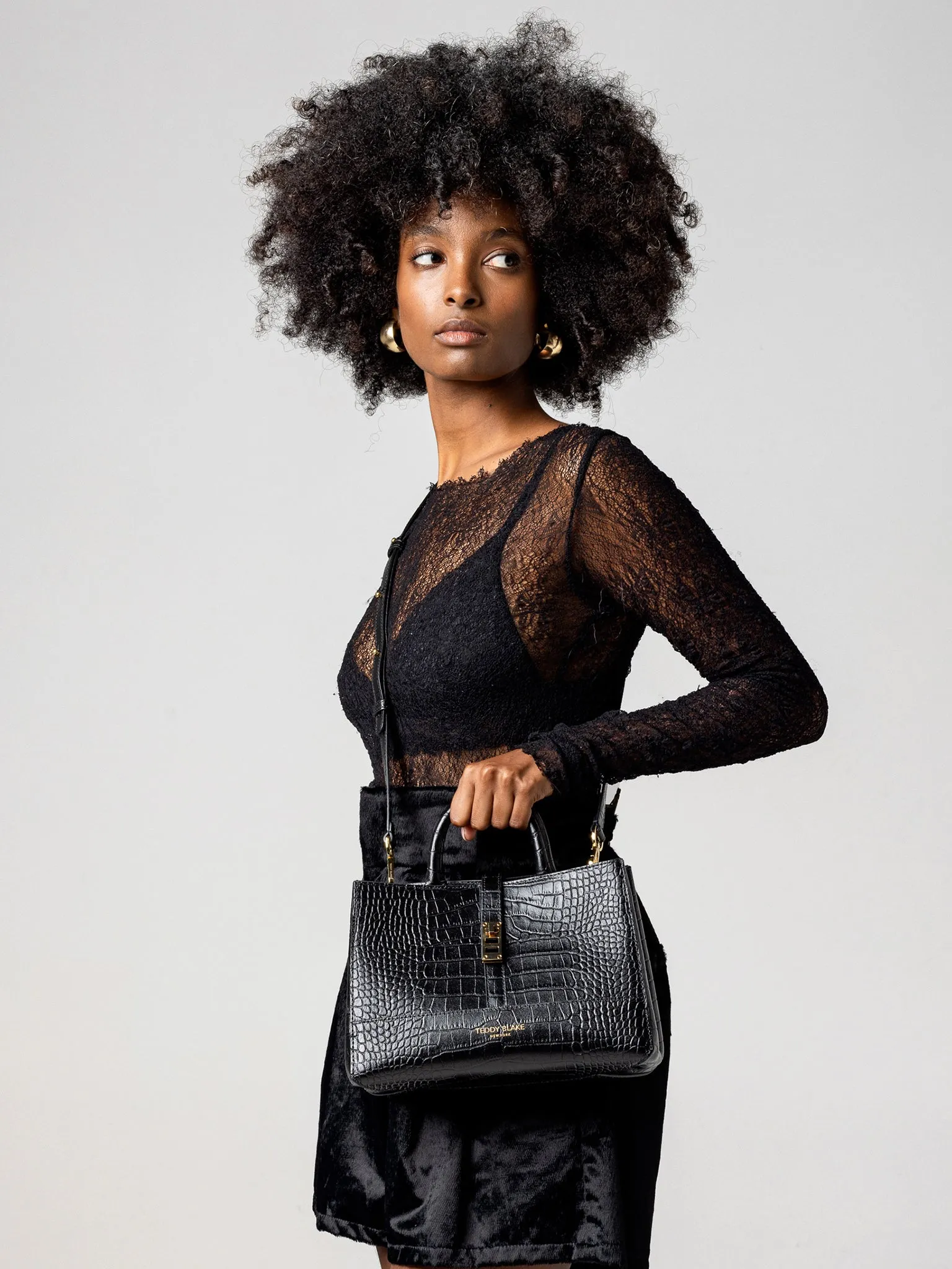 Lola Croco 10 - Black