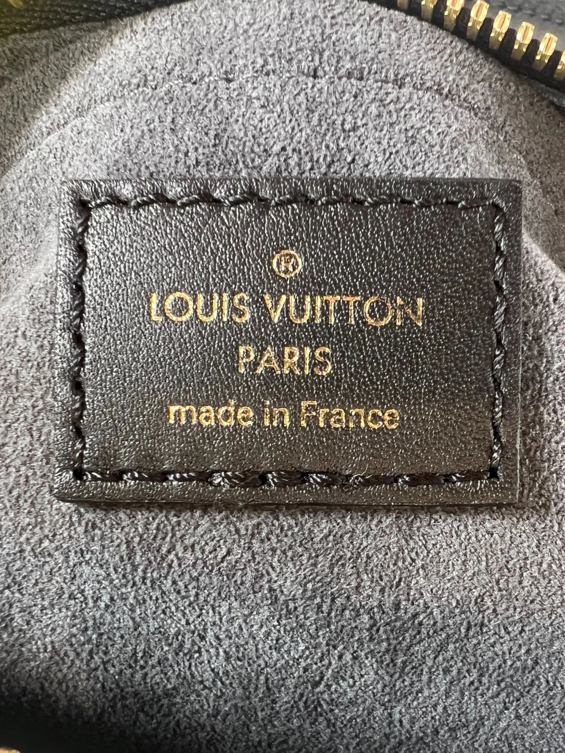 Louis Vuitton Black Calfskin Leather Nanogram Speedy 20 Bandouliere
