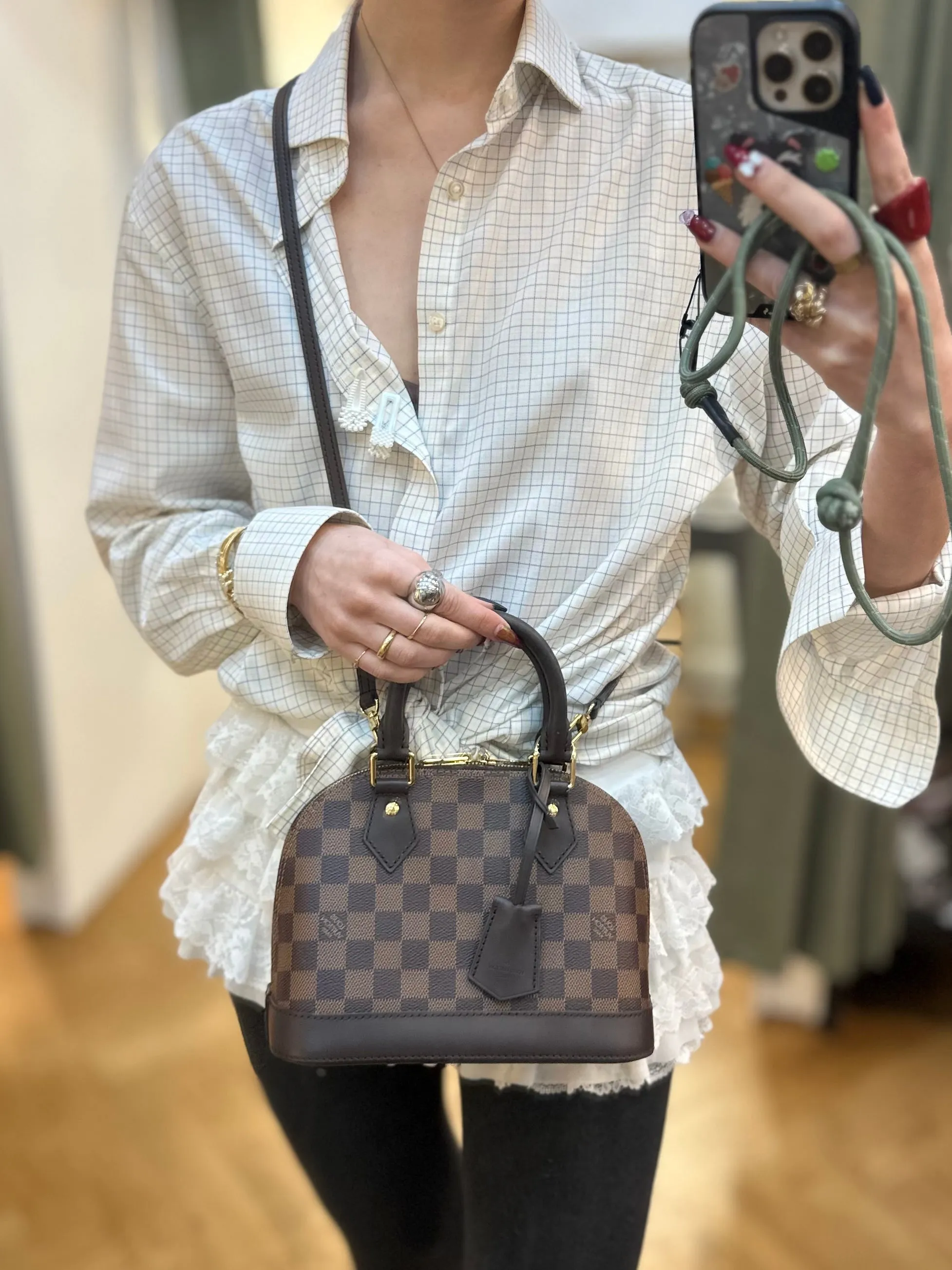 Louis Vuitton Damier Ebene Alma BB