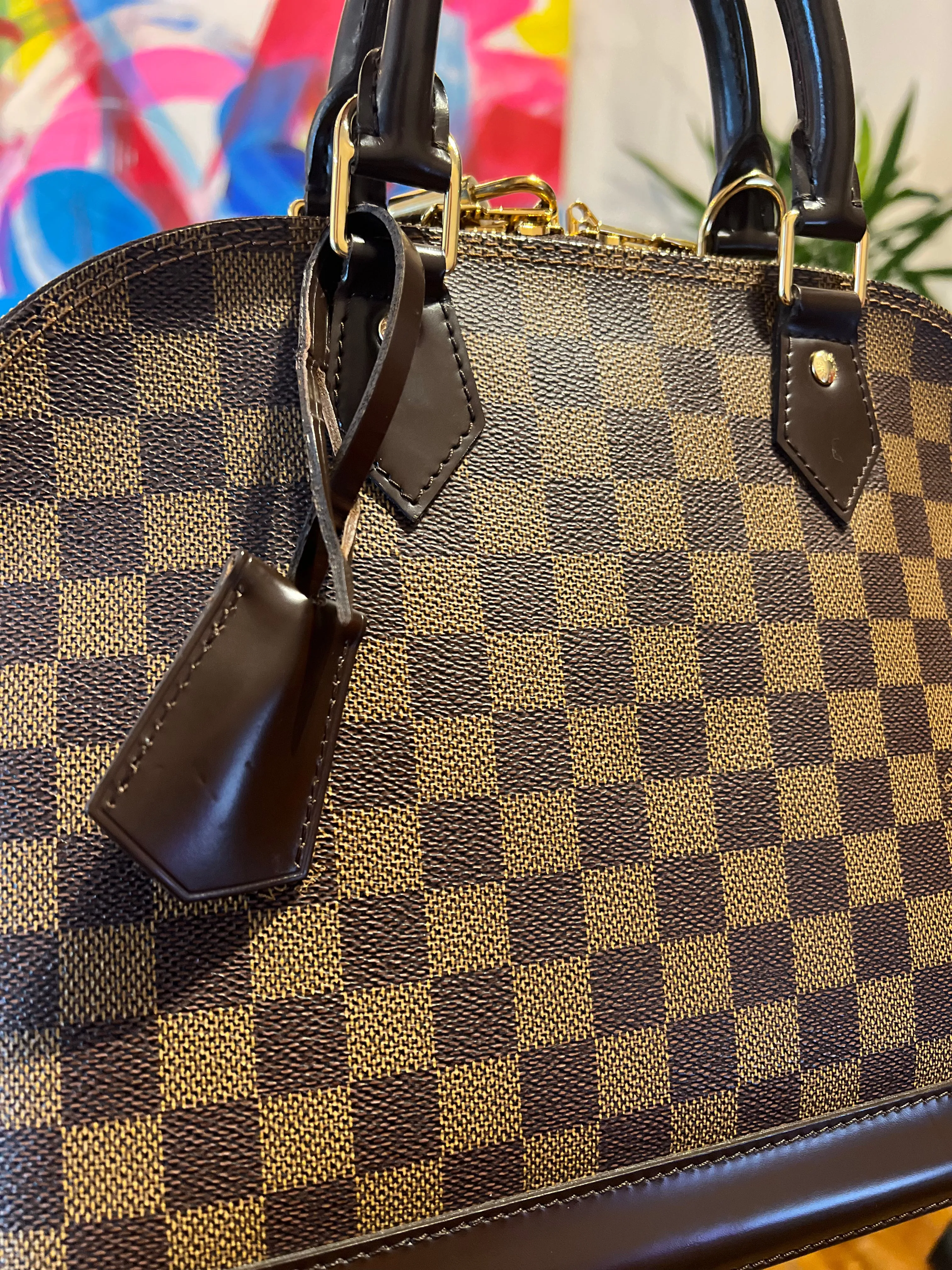 Louis Vuitton Damier Ebene Canvas Alma MM