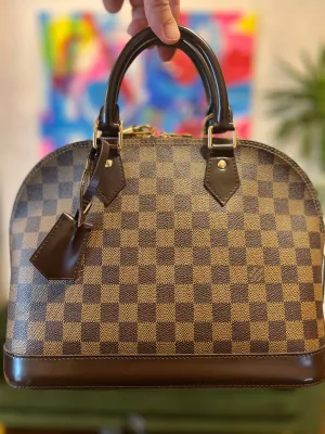 Louis Vuitton Damier Ebene Canvas Alma MM