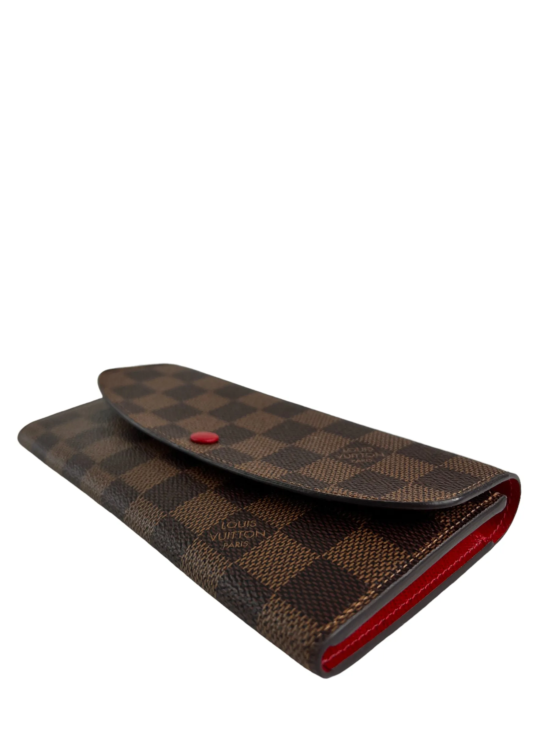 Louis Vuitton Damier Ebene Canvas Emilie Wallet
