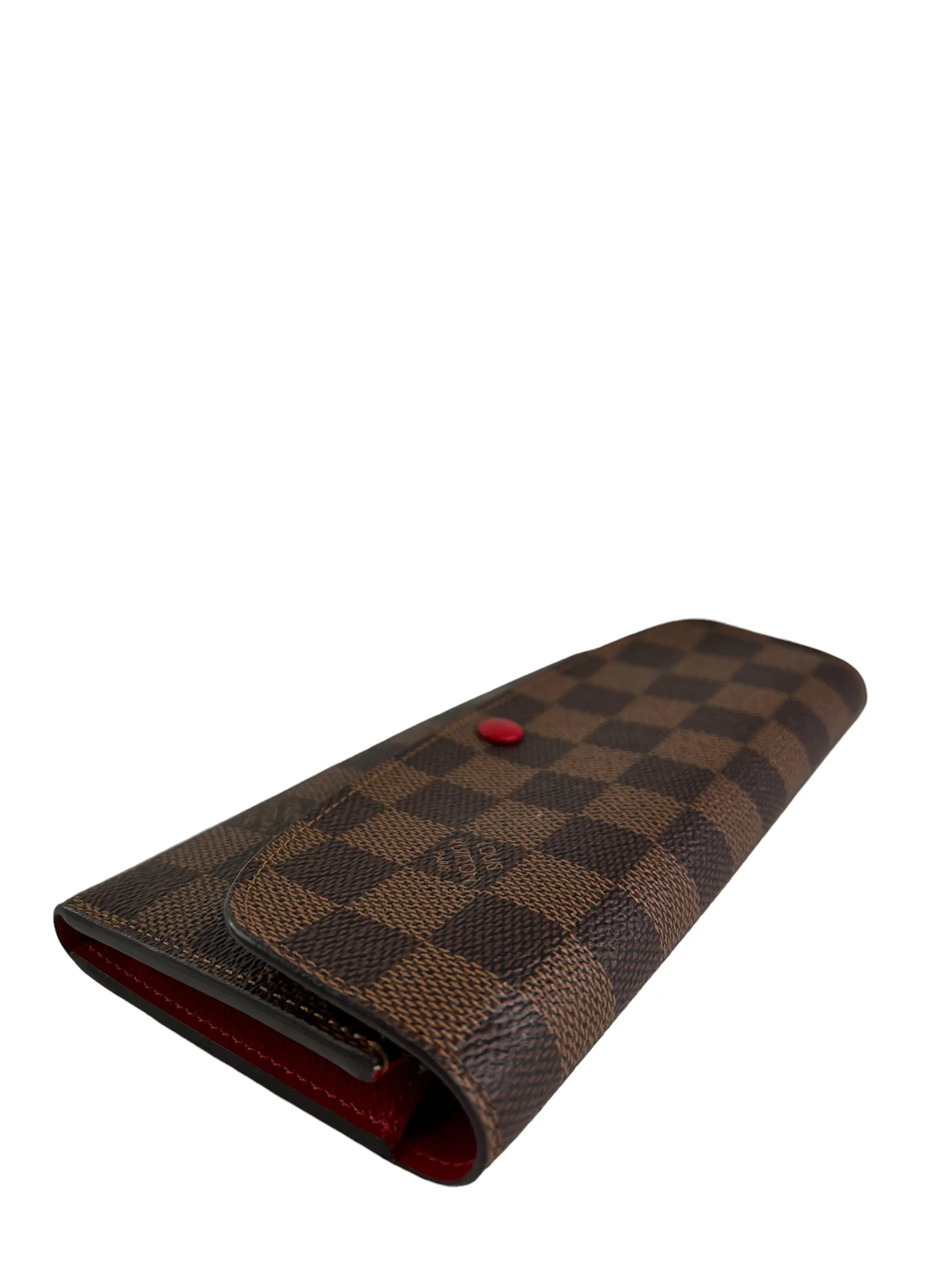 Louis Vuitton Damier Ebene Canvas Emilie Wallet