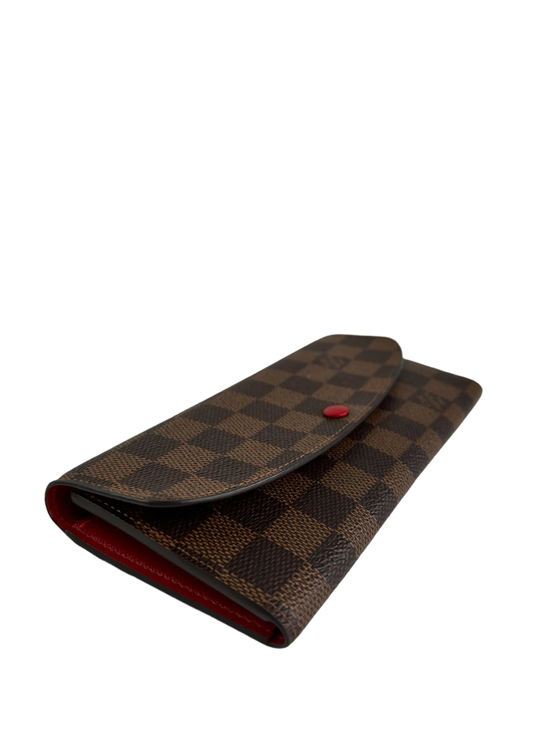 Louis Vuitton Damier Ebene Canvas Emilie Wallet