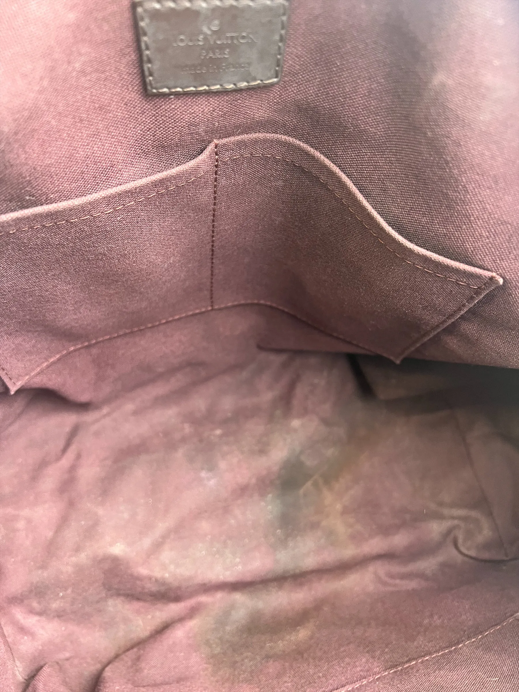 Louis Vuitton Damier Ebene Canvas Iena Tote