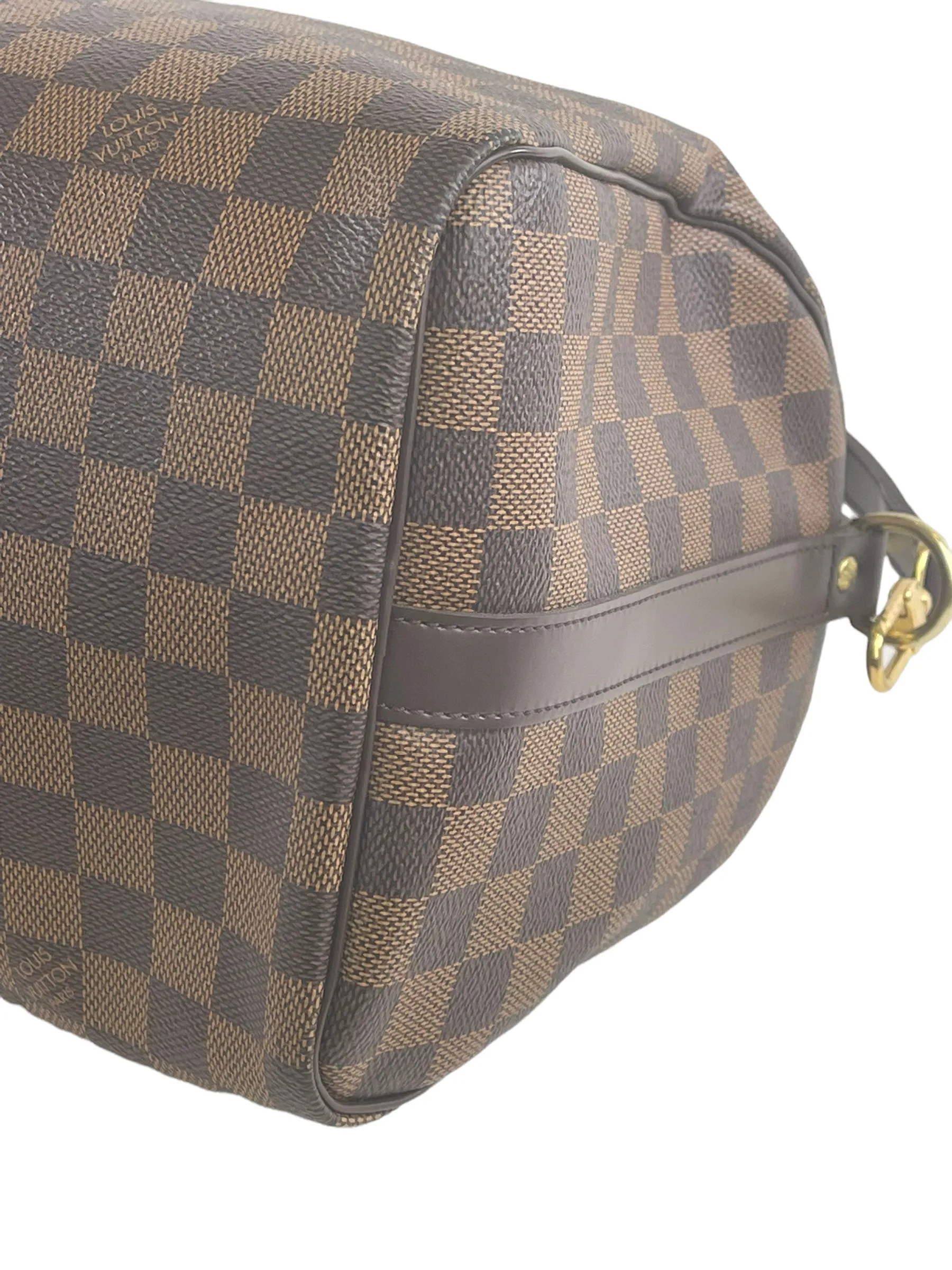 Louis Vuitton Damier Ebene Canvas Speedy 30 Bandouliere