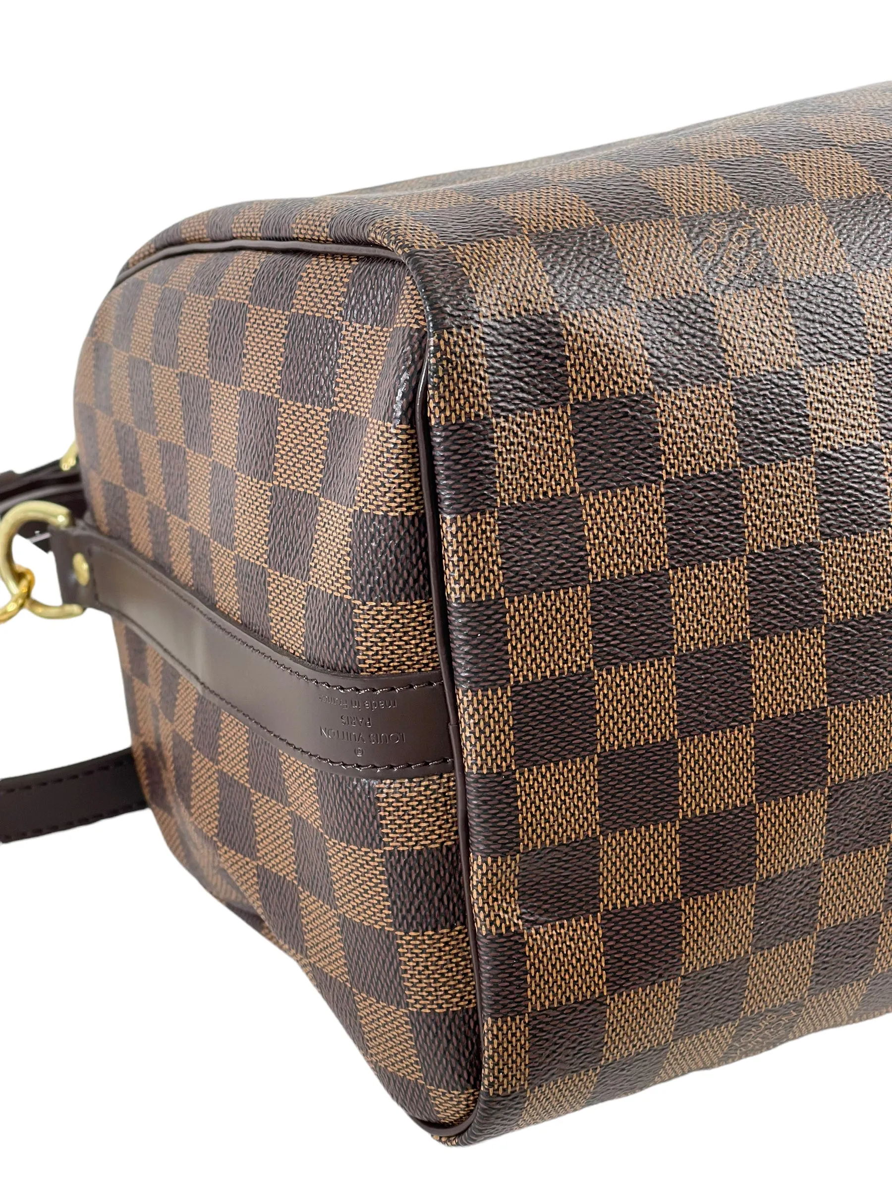 Louis Vuitton Damier Ebene Canvas Speedy 30 Bandouliere