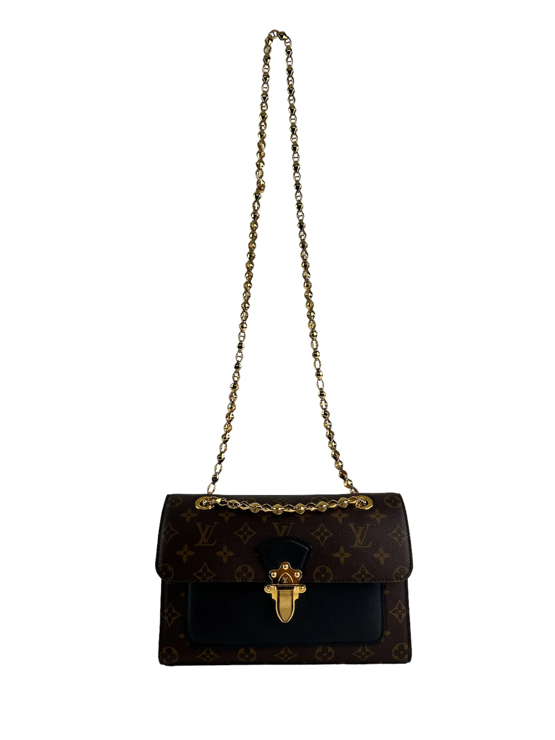 Louis Vuitton Monogram Canvas & Leather Victoire Shoulder Bag