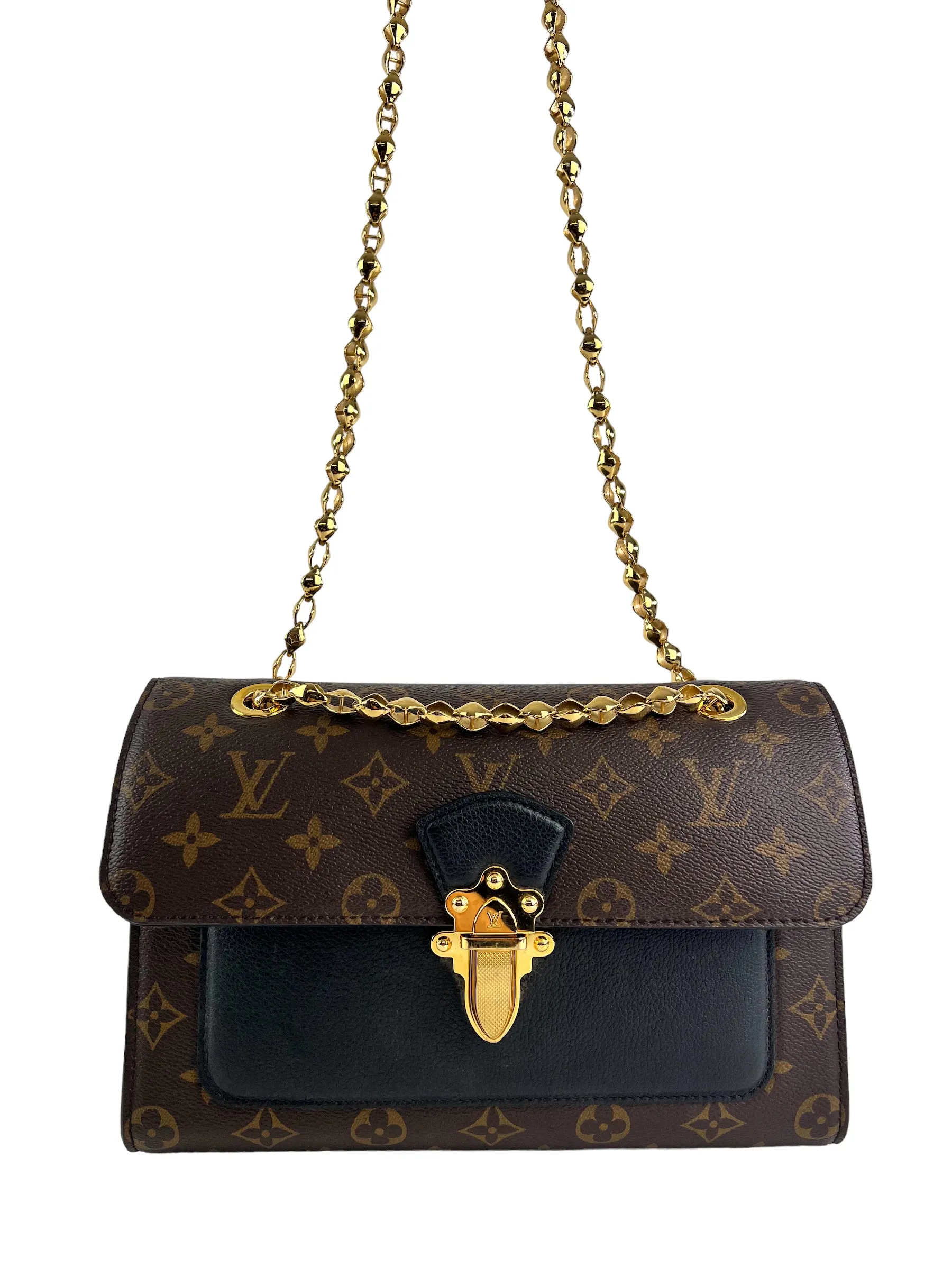 Louis Vuitton Monogram Canvas & Leather Victoire Shoulder Bag